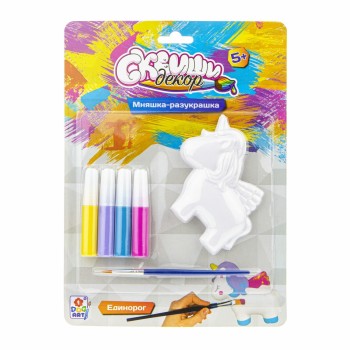 Сквиши декор. Набор для детского творчества "Единорог" в блистере арт.Т20893