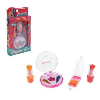 Милая леди. Косметика для девочек "Фееринки" тени, помады, блеск для губ, арт.20211E2