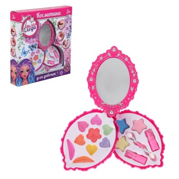 Милая леди. Косметика для девочек тени для век, блеск для губ, помада в кор. арт.ZY1108114-ML