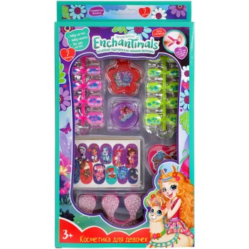 Милая леди. Косметика для девочек "Enchantimals" лак для ногтей, блестки, разделит арт.1806X090-ENS