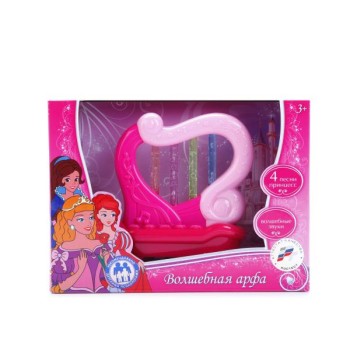 Играем вместе. "Принцессы. Волшебная арфа" на бат. свет+звук, арт.B1332666-R