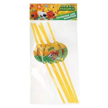 Веселый праздник. Трубочки для напитков "МиМиМишки" 6 шт. арт.SP-51983-MIMI /96