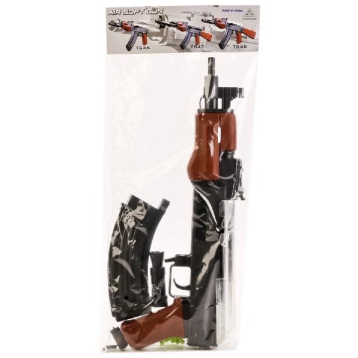 Автомат с пульками 37см. арт.TS45/1B00133 в пакете.