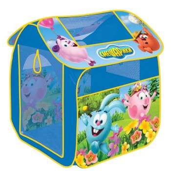 Играем вместе. Палатка "Смешарики" в сумке 83*80*105см. в кор. арт.GFA-SMESH-R