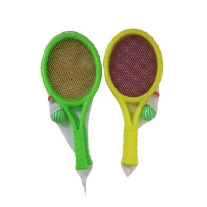 Ракетка 2 шт. 43,5 см (мяч, волан) в ассорт. в сетке арт.RK-002-43