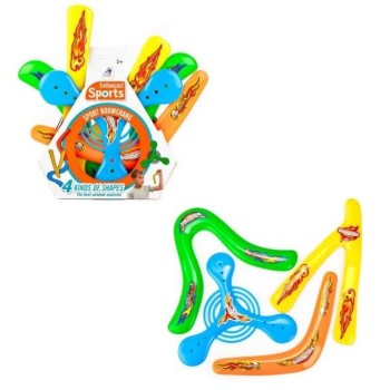 Набор из 4-х бумерангов цветные на карт. арт.B1480977 /60