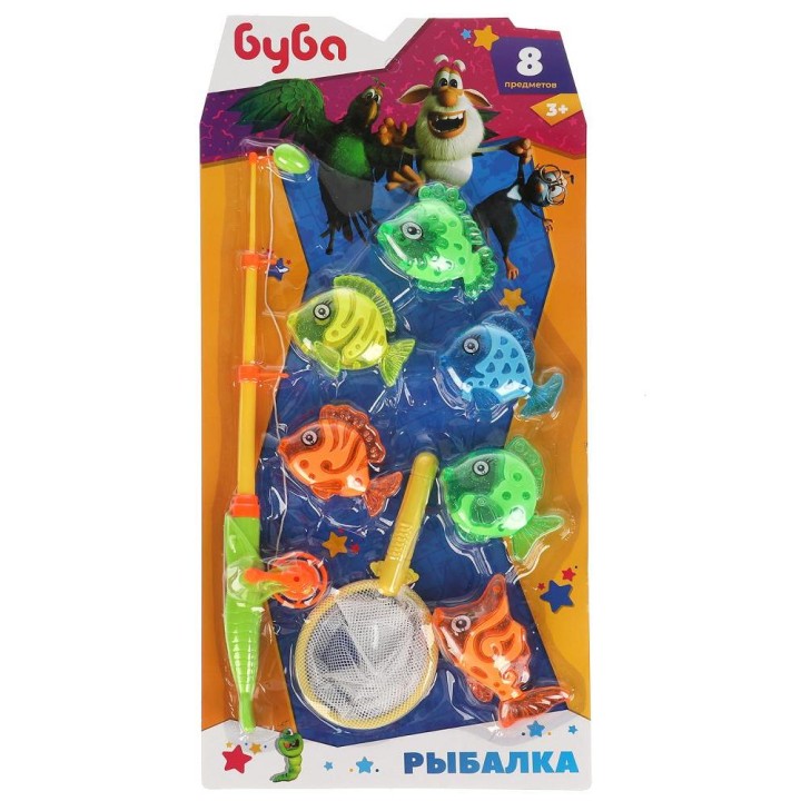 Играем вместе. Игра рыбалка "Буба" магниты, на блист. 25,5*53*5 см арт.1703V180-R3