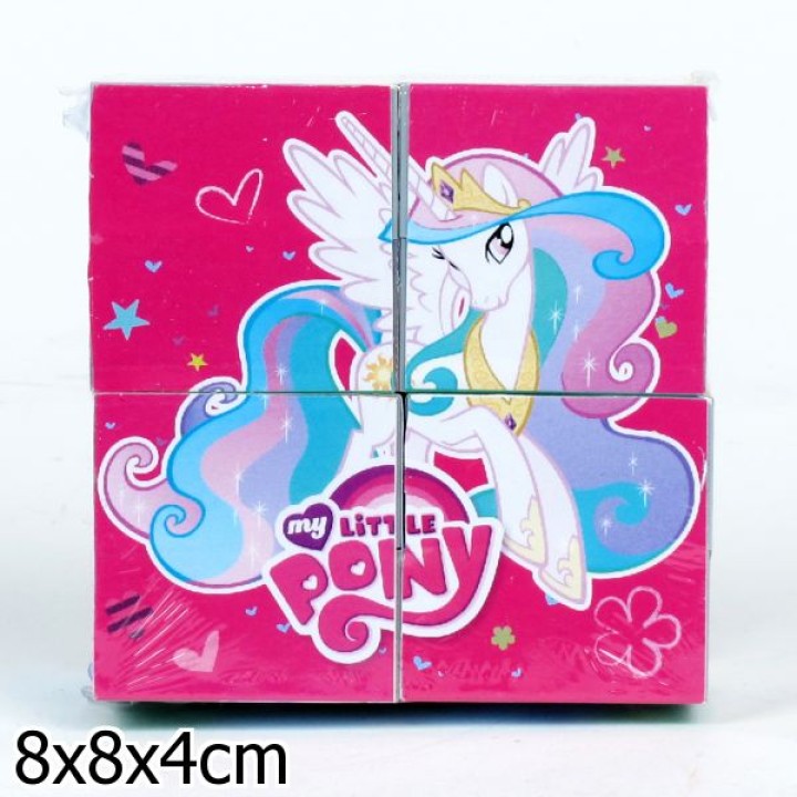 Играем вместе. Кубики 4 эл."My little pony" арт.01104