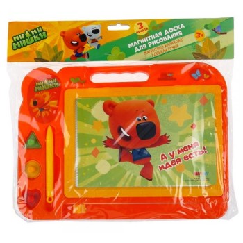 Играем вместе. Доска д/рисования магнитная. "Ми-Ми-Мишки."арт.B1703187-MIM 27*20см в пак.