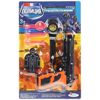 Играем вместе. Набор полиции на блистере 31,5*20*3см арт.B1758685-R