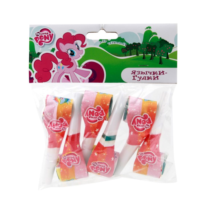 Веселый праздник. Набор из 6-ти язычков-гудков "My little Pony" арт.IAZ-MLP-06 (144)