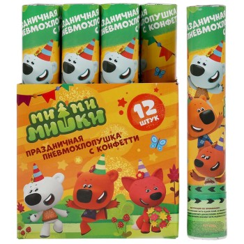 Пневмохлопушка "МиМиМишки" 30 см, шоу-бокс арт.PPO-51984-MIMI /12