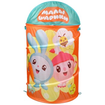 Играем вместе. Корзина для игрушек "Малышарики" 43*60 см в пак. арт.XDP-17923-R /24