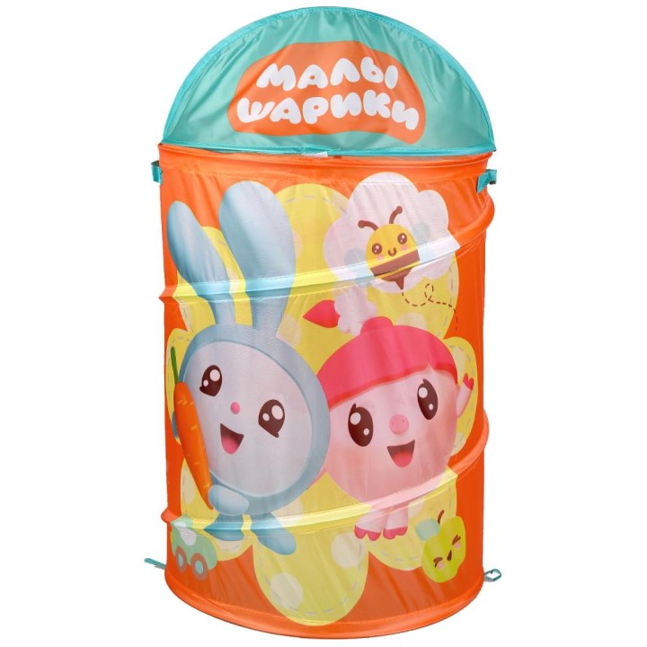 Играем вместе. Корзина для игрушек "Малышарики" 43*60 см в пак. арт.XDP-17923-R /24