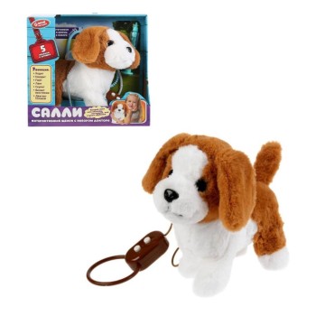 Мой питомец. Интерактивный щенок "Салли" 22см с набором доктор,пульт-поводок арт.HTJ2056