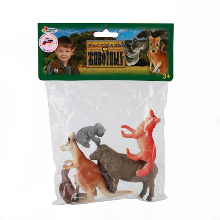 Играем вместе. Набор из 6-и Животных Австралии арт.P1514-06A