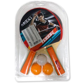 Набор для настольного тенниса "Next" (2 ракетки, 3 шарика) арт.NTS-A350