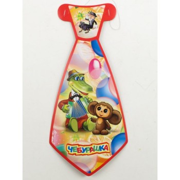 Веселый праздник. Набор из 6-и галстуков "Чебурашка" в пак. арт.GAL-CH-06(144)