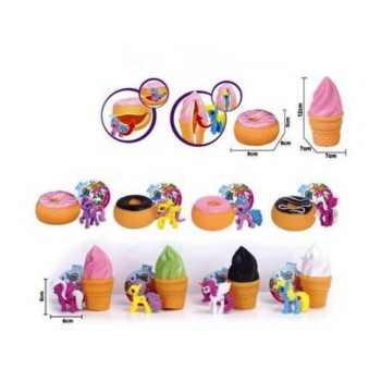 Набор "Пони-мини в мороженном/пончике" в ассорт. в пак. 14х5х20 см арт.8022