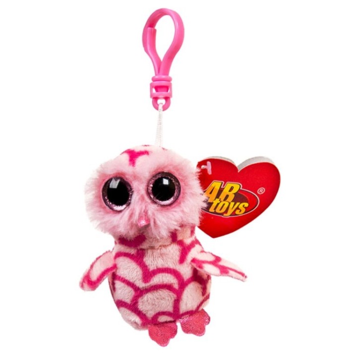 Брелок "Совенок" розовый, 12 см арт.M0032