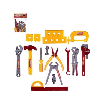 Помогаю Папе. Набор инструментов, 2 вида 12 предм. в пакете арт.PT-01538