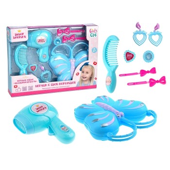 Girl's club. Набор "Модница" в наборе 9 предметов, в/к 27*4,5*20 см. арт.IT106433