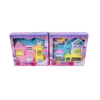 Домик для кукол, в ассорт. в/к 17,5*3,7*16,5 см. арт.1907793