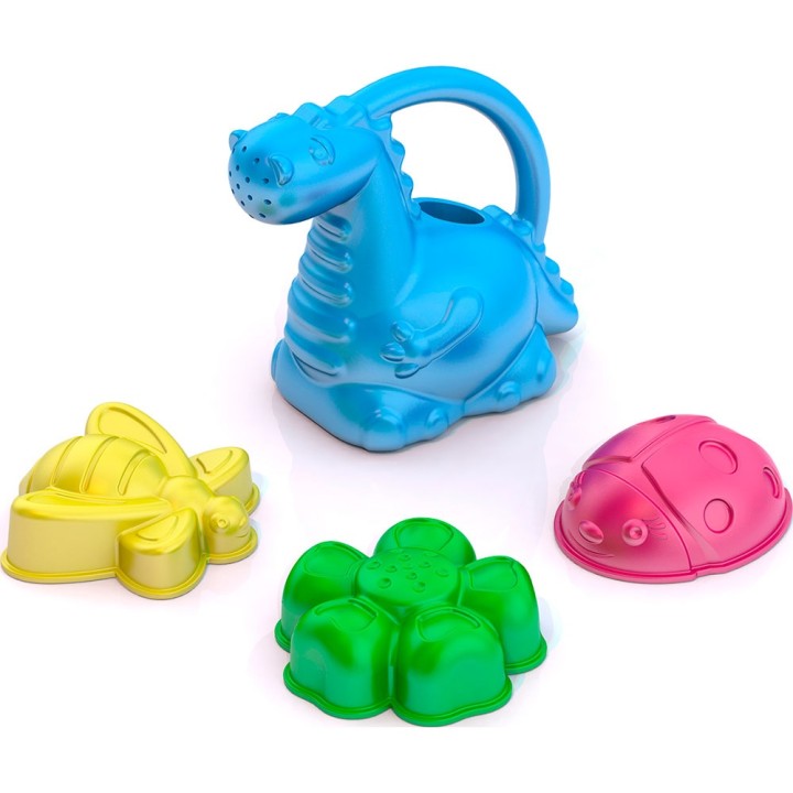 Набор для песка №77 (Формочки 168 (3шт)+ леечка 145/146) 14*13*9 см арт.177H