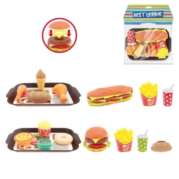 Набор "Продукты" с подносом, два вида в ассортименте, в/п арт.200598091