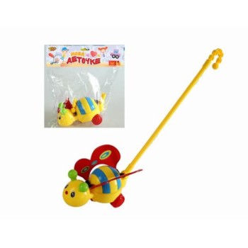 YakoToys. Каталка на палочке "Пчелка" (24х25х40см) арт.М9754