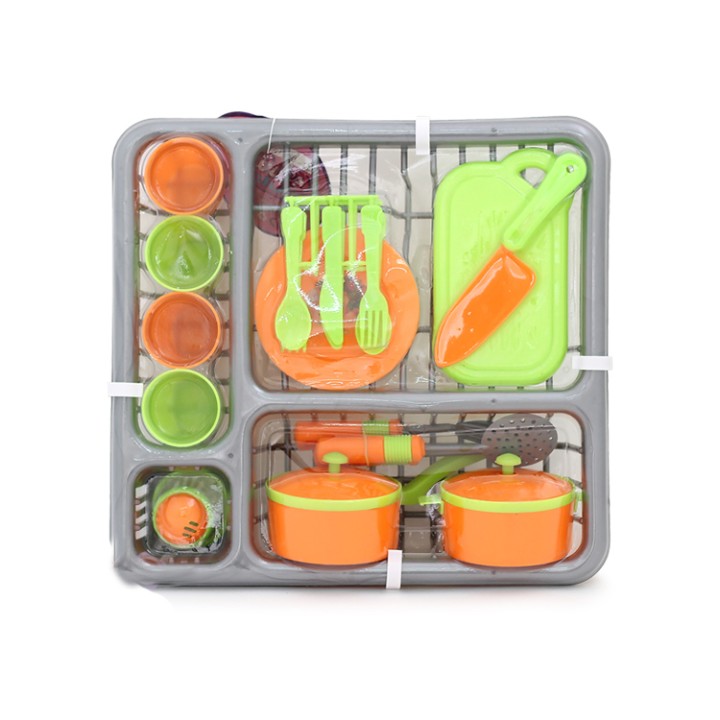 Girl's club. Набор "Посуда" в корзинке 29*27*10 см арт.IT100309/GC