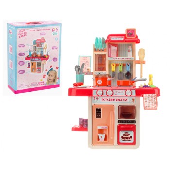 Girl's club. Набор "Кухня" настоящая вода, пар, свет и звук эффекты, дверь открыв, арт.IT107427