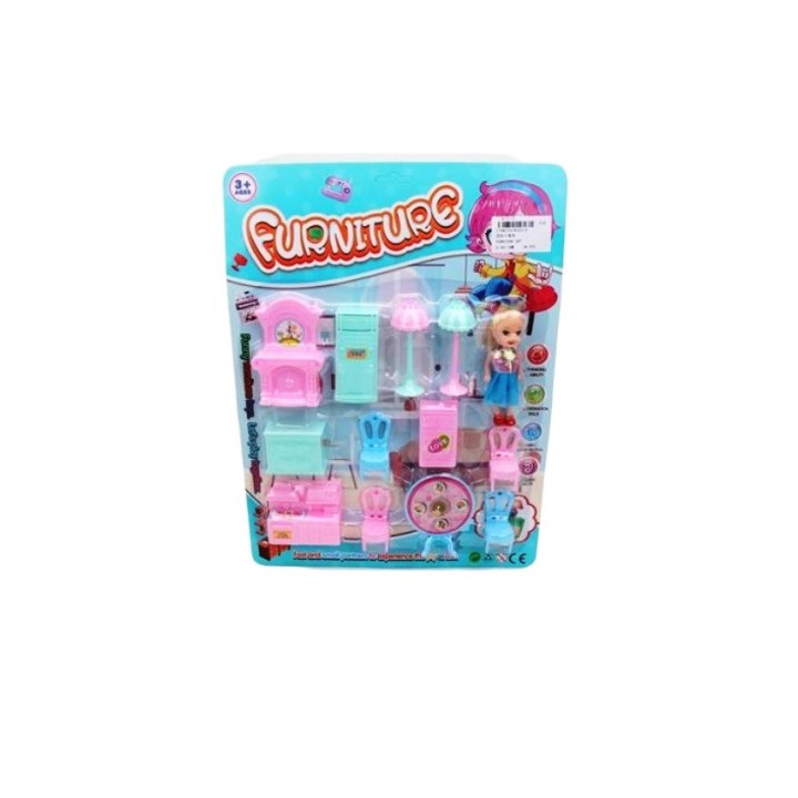 Мебель для кукол, на блист. 38,5*28,5*4 см. арт.1798153