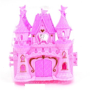 Замок для кукол, в сетке 15*14*6 см.арт.ZY950630