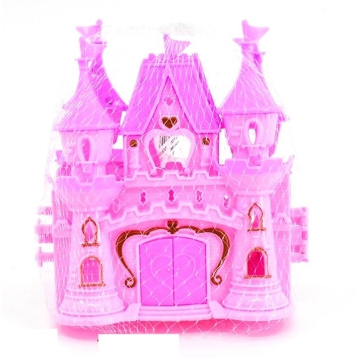 Замок для кукол, в сетке 15*14*6 см.арт.ZY950630