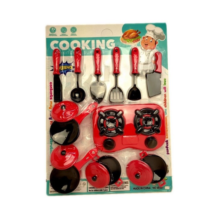 Набор "Посуда" в комп. варочная панель, на блист. 31*43*4,5 см арт.2047068