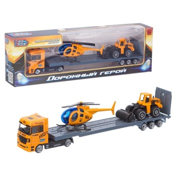 BeBoy. Машинка металл. подвижные элементы 1:87, размер 28.5*4*8.5 см, в/к арт.IT107542