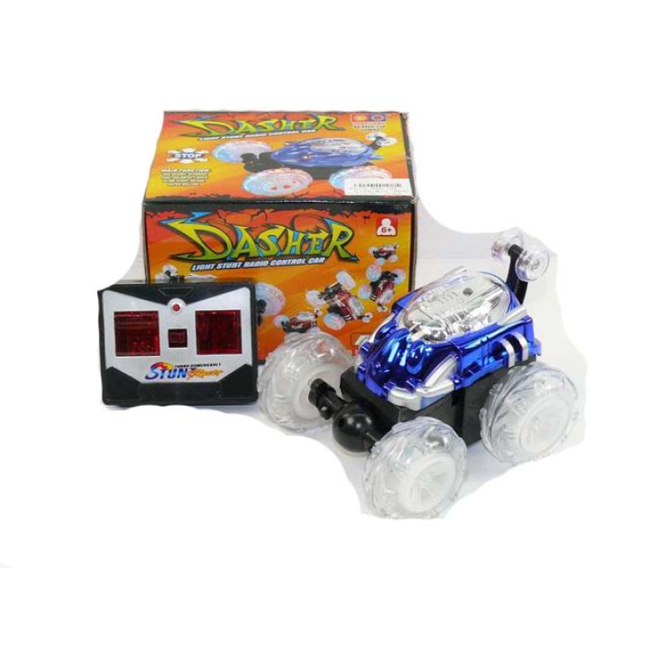 Машинка-перевертыш р/у "Dasher" пульт управ. движ. во всех направ. свет. звук. эффект. арт.840292