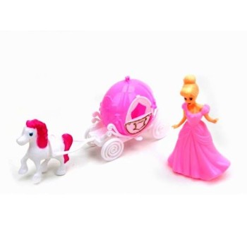 Кукла + карета с лошадкой, 21*5*9 см. арт.1797776