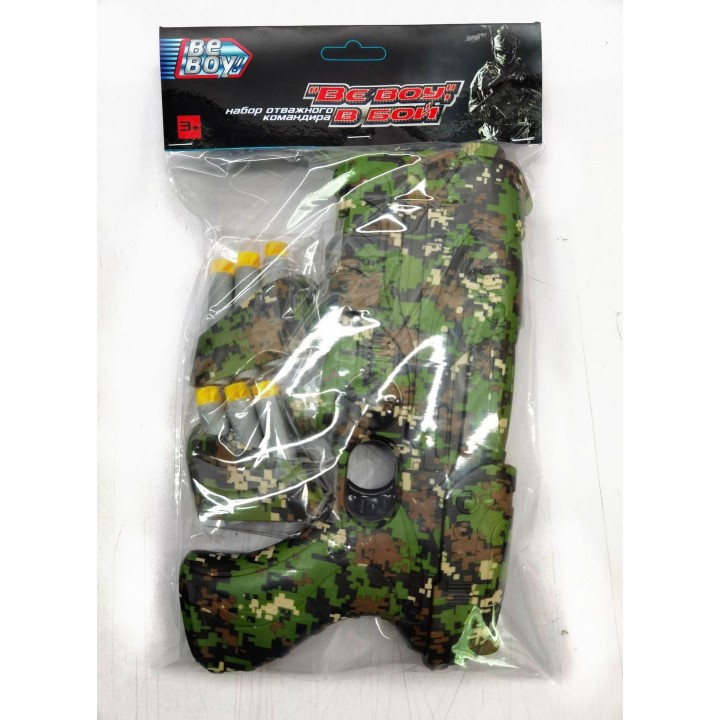 BeBoy. Пистолет стреляющий мягкими патронами, 6 мягких пуль, в/п арт.IT106393