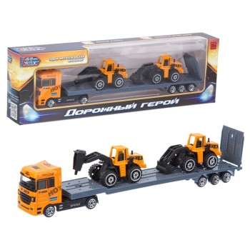 BeBoy. Машинка металл. подвижные элементы 1:87, размер 28.5*4*8.5 см, в/к арт.IT107543