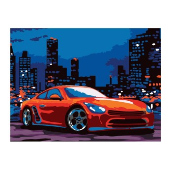 Школа талантов. Алмазная вышивка 30x40 см арт.5371222 "Кар" с полным заполнением на раме