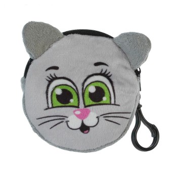 Кошелечек детский "Котенок" 9*9см 1902566
