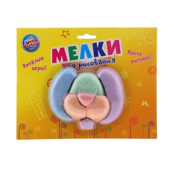 Школа талантов. Мелки для рисования 7 шт. "Собака" арт.622713