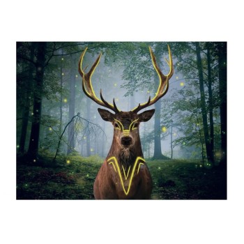 Школа талантов. Алмазная вышивка 30х40 см арт.5361591 "Олень" с полным заполнением (холст)