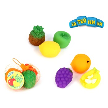 Пластизоль GT5596 Набор "Фрукты и овощи" 3 шт. в сетке