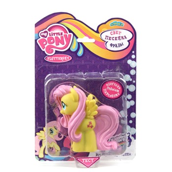 Пластизоль GT8611 "Флаттершай" свет+звук (блистер)