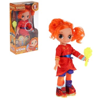 Карапуз. Кукла 32 см "Сказочный патруль. Аленка кэжуал" 15 песен и фраз в кор. арт.ST20-32-CAS-A-RU