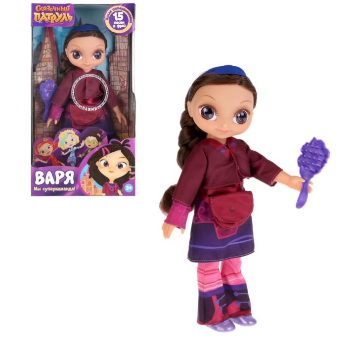 Карапуз. Кукла 32 см "Сказочный патруль. Варя кэжуал" 15 песен и фраз в кор арт.ST20-32-CAS