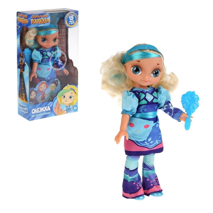 Карапуз. Кукла 32 см "Сказочный патруль. Снежка кэжуал" 15 песен и фраз в кор. арт.ST20-32-CAS-S-RU
